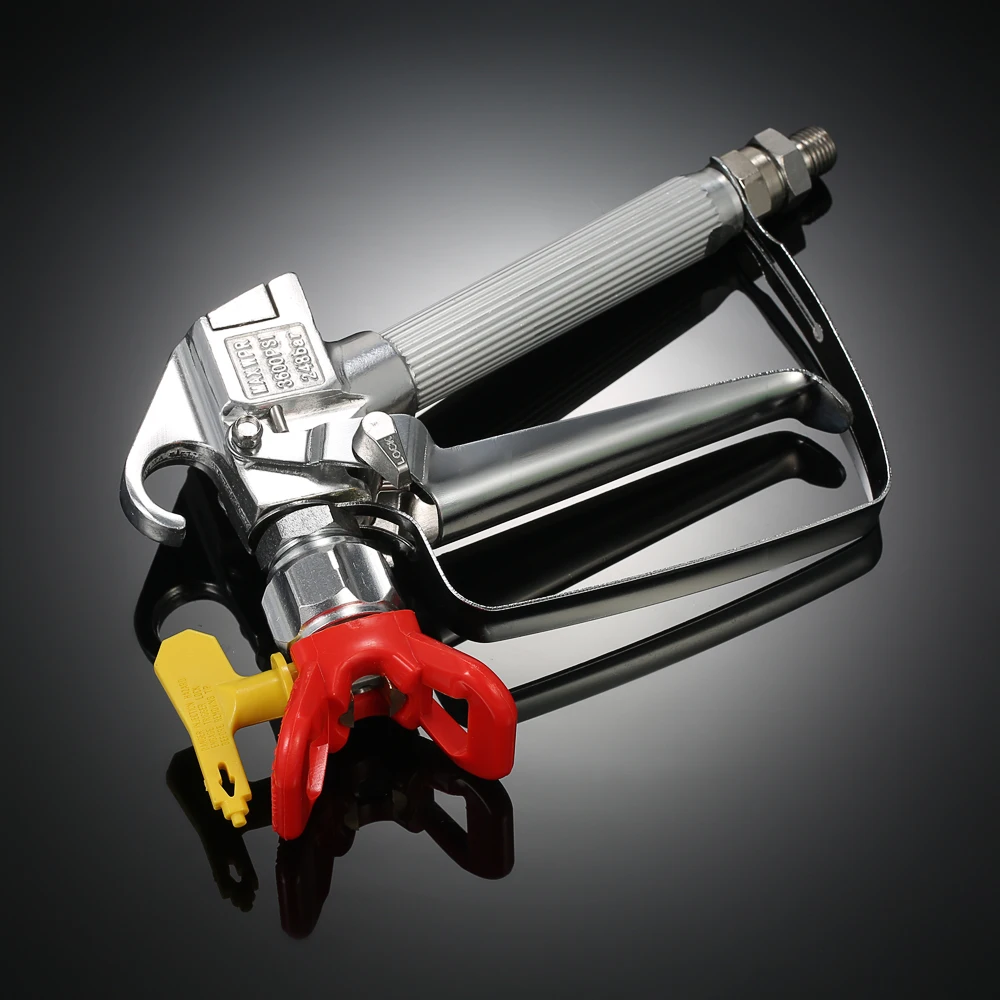3600PSI High Pressure Airless Paint Spray Gun airbrush +517 Spray Tip +Nozzle Guard for Wagner Titan Pump Spraying Machine
3600PSI High Pressure Airless Paint Spray Gun airbrush +517 Spray Tip +Nozzle Guard for Wagner Titan Pump Spraying Machine