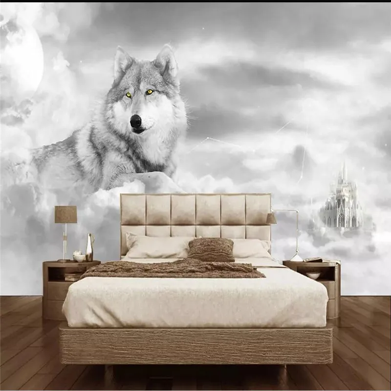 Art personality wallpaper Wolf Husky mural decorative painting professional custom mural photo wallpaper
Art personality wallpaper Wolf Husky mural decorative painting professional custom mural photo wallpaper