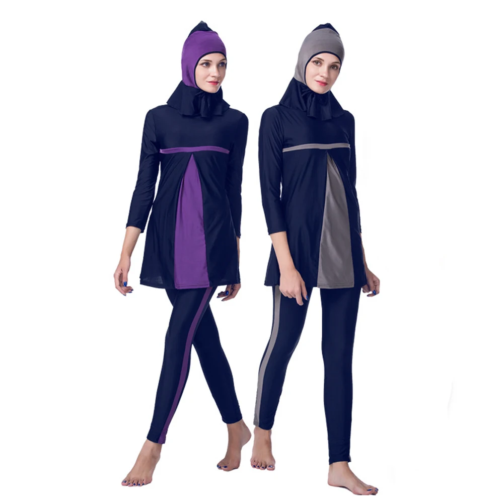 Full Coverage Swimwear Muslim Swimming Beachwear Swimsuit Sport Clothing | Спорт и развлечения