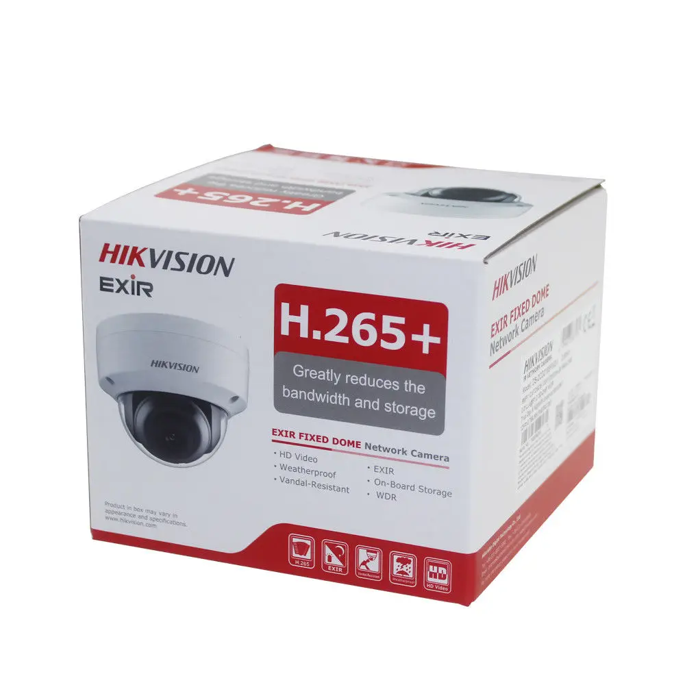 

HIkvision DS-2CD2143G0-I 4 МП ИК Фиксированная купольная сетевая камера POE H.265 + слот для SD-карты IP67 IR 30 м, замена детской IP-камеры