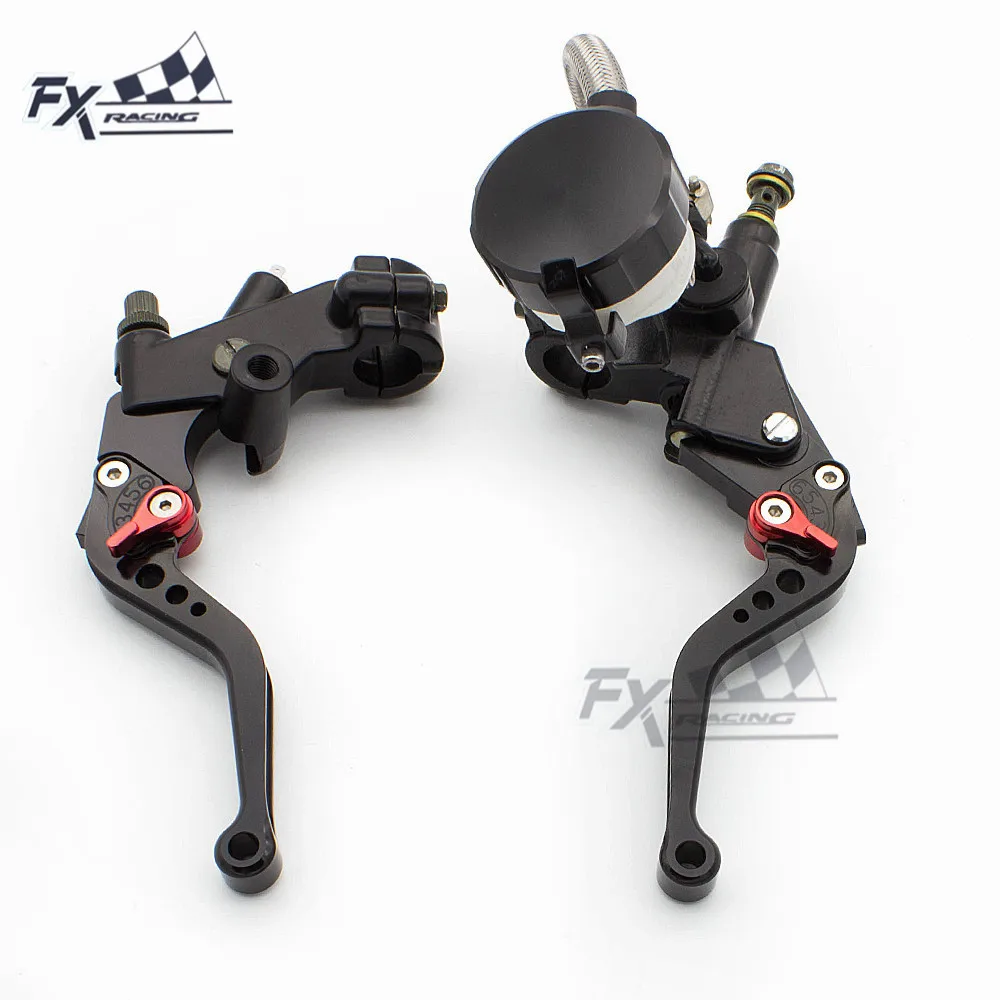 7/8" Motorcycle Brake Clutch Lever Master Cylinder Hydraulic Brake Lever Set For Yamaha YZF R125 YBR250 YBR125 FAZER YBR 125
7/8" Motorcycle Brake Clutch Lever Master Cylinder Hydraulic Brake Lever Set For Yamaha YZF R125 YBR250 YBR125 FAZER YBR 125