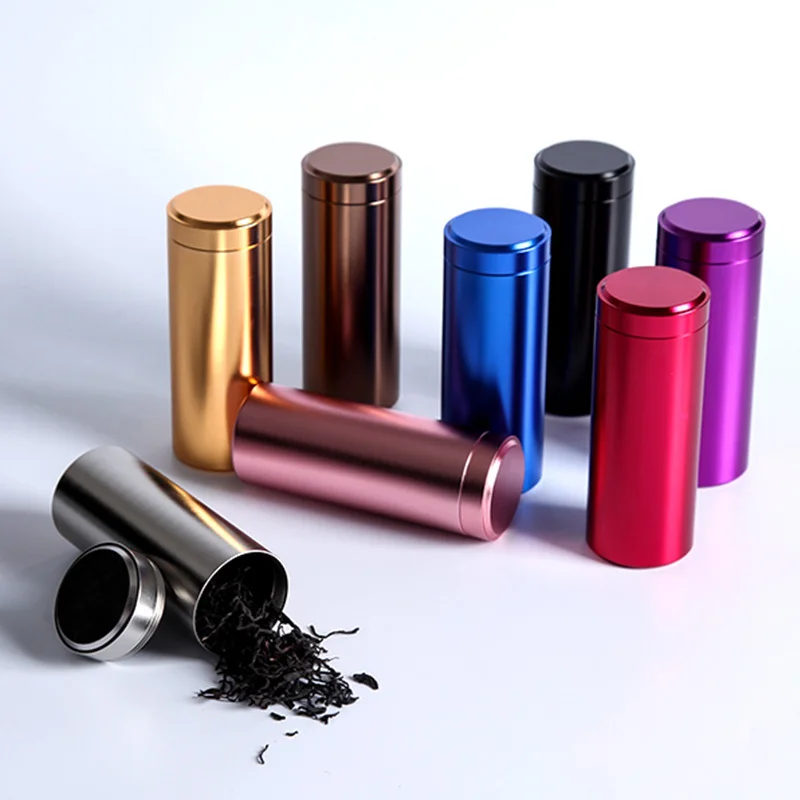 1PCS Portable Tea Tank Travel Tea Tank Mini Storage Tank Metal Seal Tank Aluminum Alloy Tea Box 11.7CMX4.4CM
1PCS Portable Tea Tank Travel Tea Tank Mini Storage Tank Metal Seal Tank Aluminum Alloy Tea Box 11.7CMX4.4CM