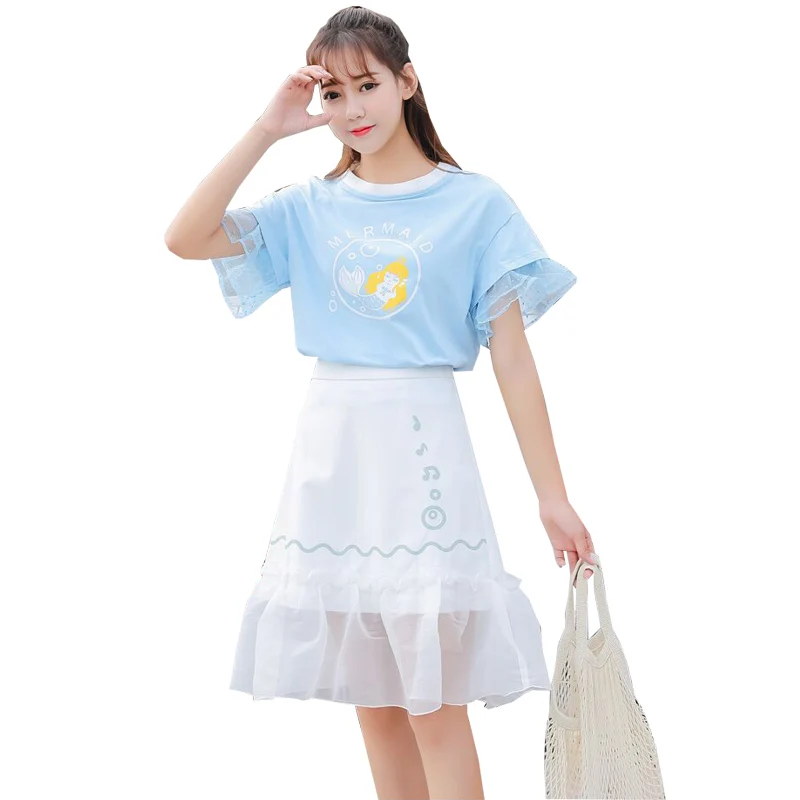 Chic Gentle Mori Girl Japanese Round Neck Short Sleeve Suit Summer Student Cute Fresh Dress Female Princess Sweet Lolita Dress
Chic Gentle Mori Girl Japanese Round Neck Short Sleeve Suit Summer Student Cute Fresh Dress Female Princess Sweet Lolita Dress