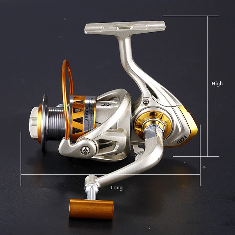 Metal Rotary Spinning Reel 12+1BB Bearing Ratio 5.2:1 outdoor Fishing Bait Casting Fishing Wheel Free Shipping sale
Metal Rotary Spinning Reel 12+1BB Bearing Ratio 5.2:1 outdoor Fishing Bait Casting Fishing Wheel Free Shipping sale