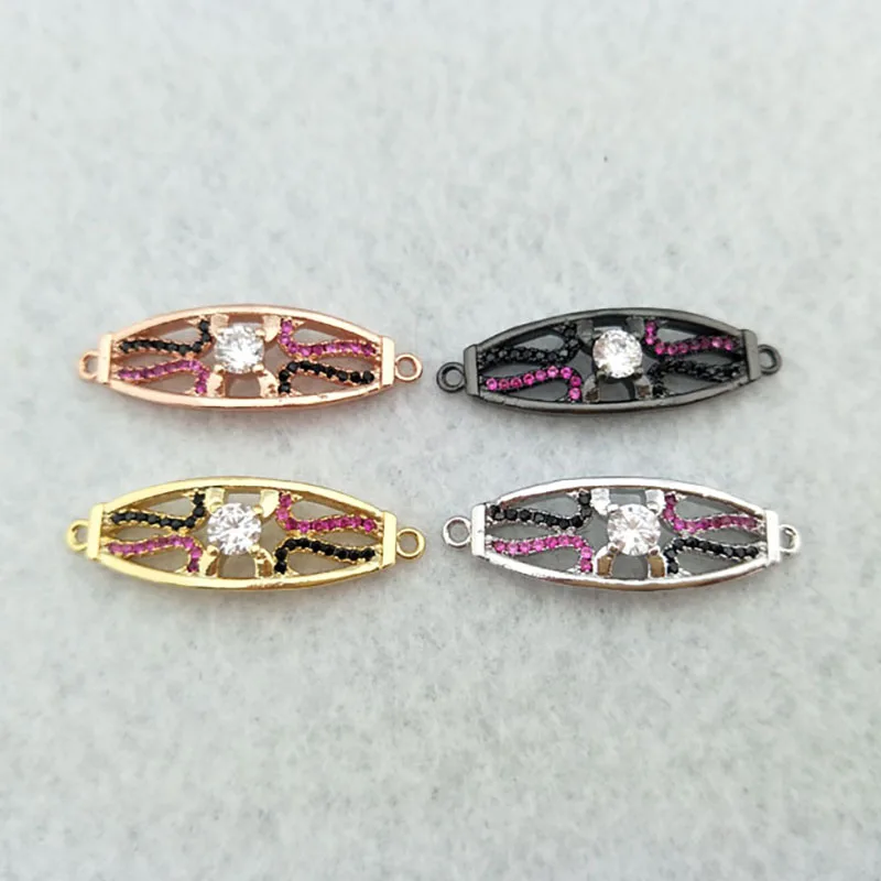 10 Pieces CZ zircon Micro Pave Connector,Double Bails Beads Charm,for DIY Bracelets Jewelry Finding CT325
10 Pieces CZ zircon Micro Pave Connector,Double Bails Beads Charm,for DIY Bracelets Jewelry Finding CT325