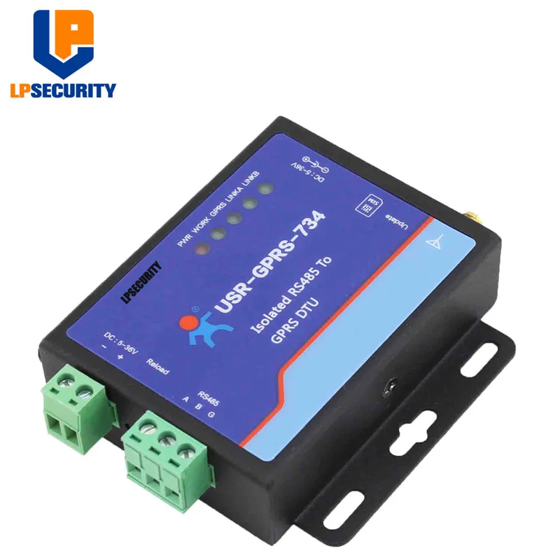 LPSECURITY USR-GPRS232-734 Serial RS485 To GPRS/GSM DTU RS485 ESD Protection English version
LPSECURITY USR-GPRS232-734 Serial RS485 To GPRS/GSM DTU RS485 ESD Protection English version