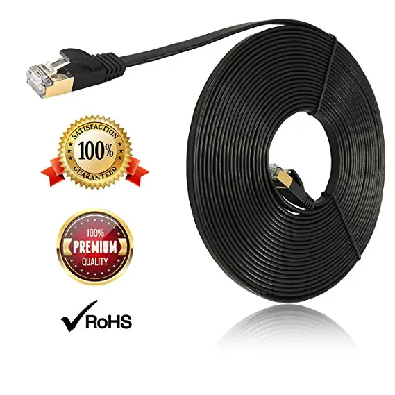 10 м, 30 футов, Cat7, Ethernet, стандартная, экранированная (STP) с разъемами Rj45 без Snagless
10 м, 30 футов, Cat7, Ethernet, стандартная, экранированная (STP) с разъемами Rj45 без Snagless