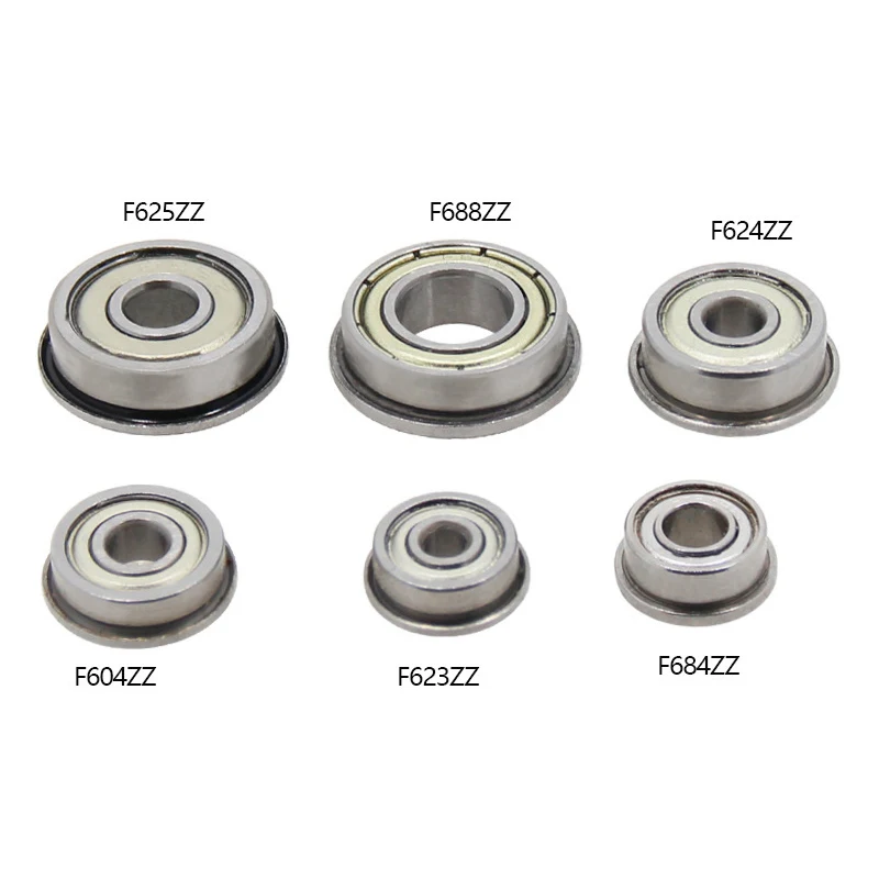 4pcs/lot Flange Ball Bearings F604ZZ f623zz F624ZZ F625ZZ F684ZZ F688ZZ 3D Printers Parts Deep Groove Pulley Wheel Aluminium
4pcs/lot Flange Ball Bearings F604ZZ f623zz F624ZZ F625ZZ F684ZZ F688ZZ 3D Printers Parts Deep Groove Pulley Wheel Aluminium