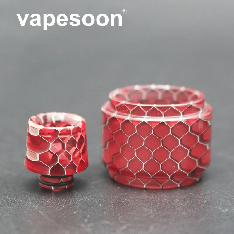 Vapesoon Colorful Snake Pattern Acrylic bubble tube & drip tip kit for Crown IV Tank Atomizer Fast Shipping
Vapesoon Colorful Snake Pattern Acrylic bubble tube & drip tip kit for Crown IV Tank Atomizer Fast Shipping