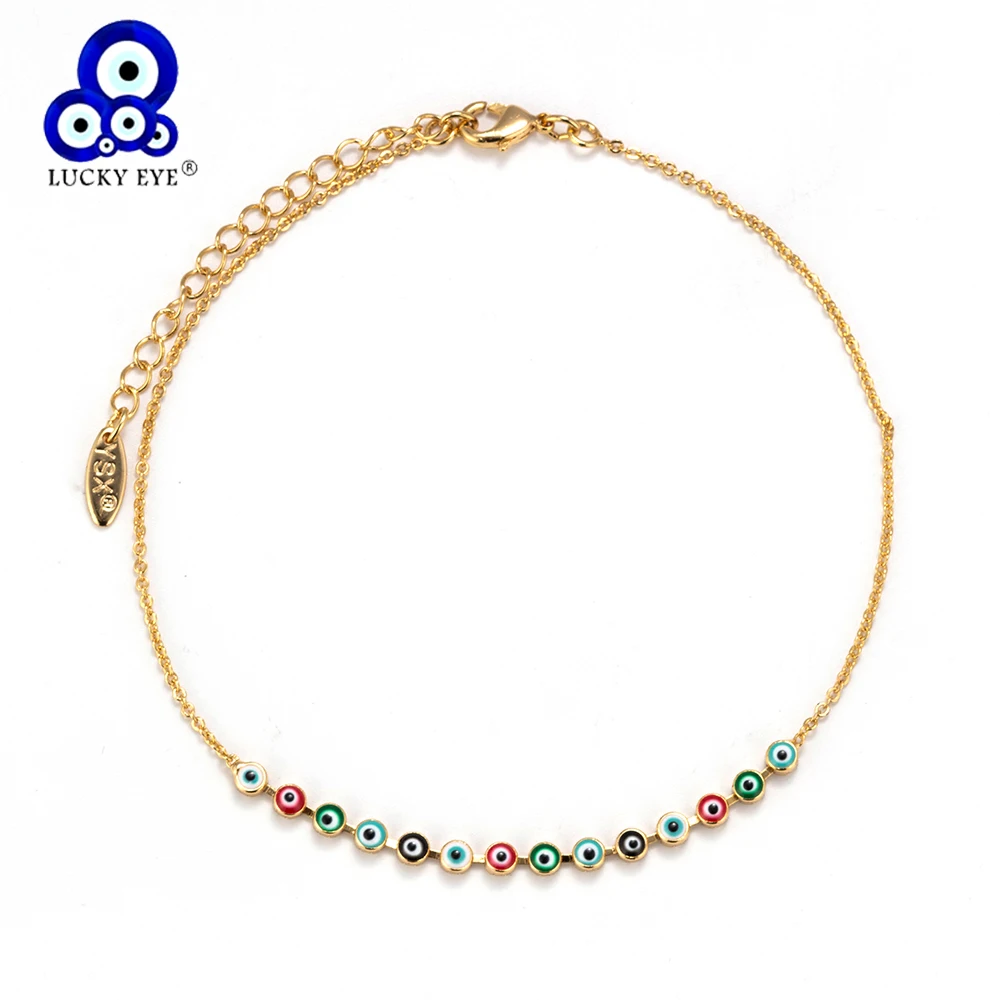 Lucky Eye Colorful Evil Eye Beads Anklets Barefoot Crochet Sandals Foot Jewelry Anklets Bracelets For Women Leg Chain EY6101
Lucky Eye Colorful Evil Eye Beads Anklets Barefoot Crochet Sandals Foot Jewelry Anklets Bracelets For Women Leg Chain EY6101