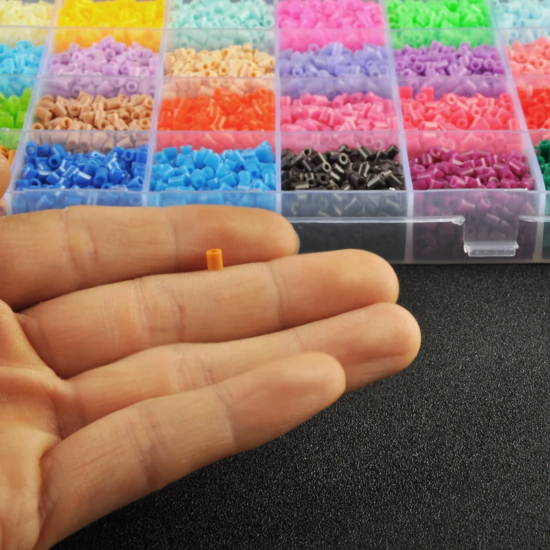 3mm Mini Hama Beads Perler/Fuse Beads Set 24 Colors 12000Pcs 1 Big Pegboards Material For Handmaking Cute Cartoons DIY Toy
3mm Mini Hama Beads Perler/Fuse Beads Set 24 Colors 12000Pcs 1 Big Pegboards Material For Handmaking Cute Cartoons DIY Toy
