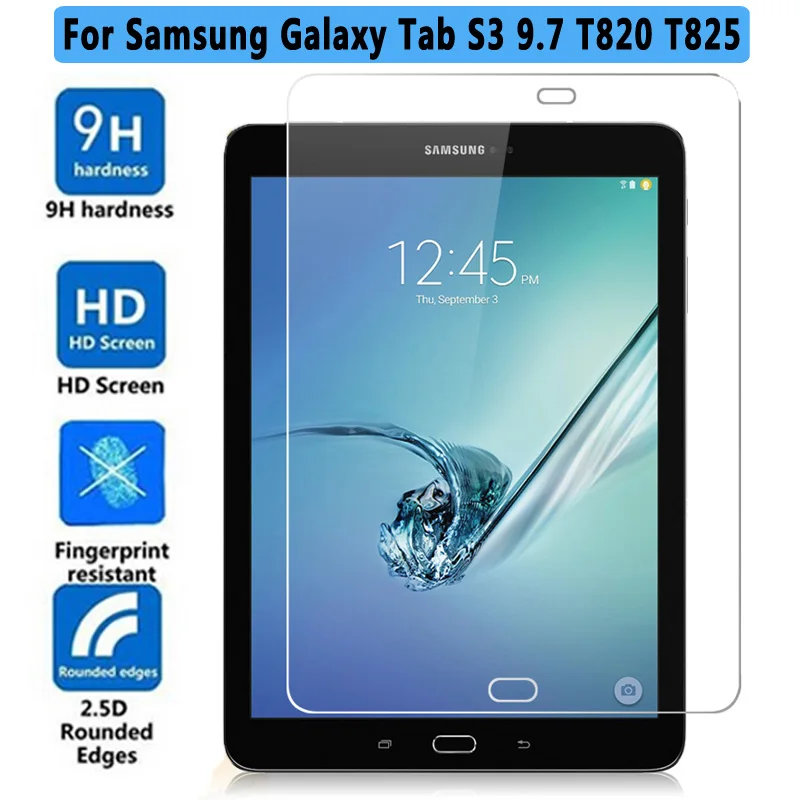 HD 2.5D Tempered Glass For Samsung Galaxy Tab S3 T820 T825 9.7 inch Tablet Screen Protector Protective Flim for SM-T820 Glass 9H
HD 2.5D Tempered Glass For Samsung Galaxy Tab S3 T820 T825 9.7 inch Tablet Screen Protector Protective Flim for SM-T820 Glass 9H