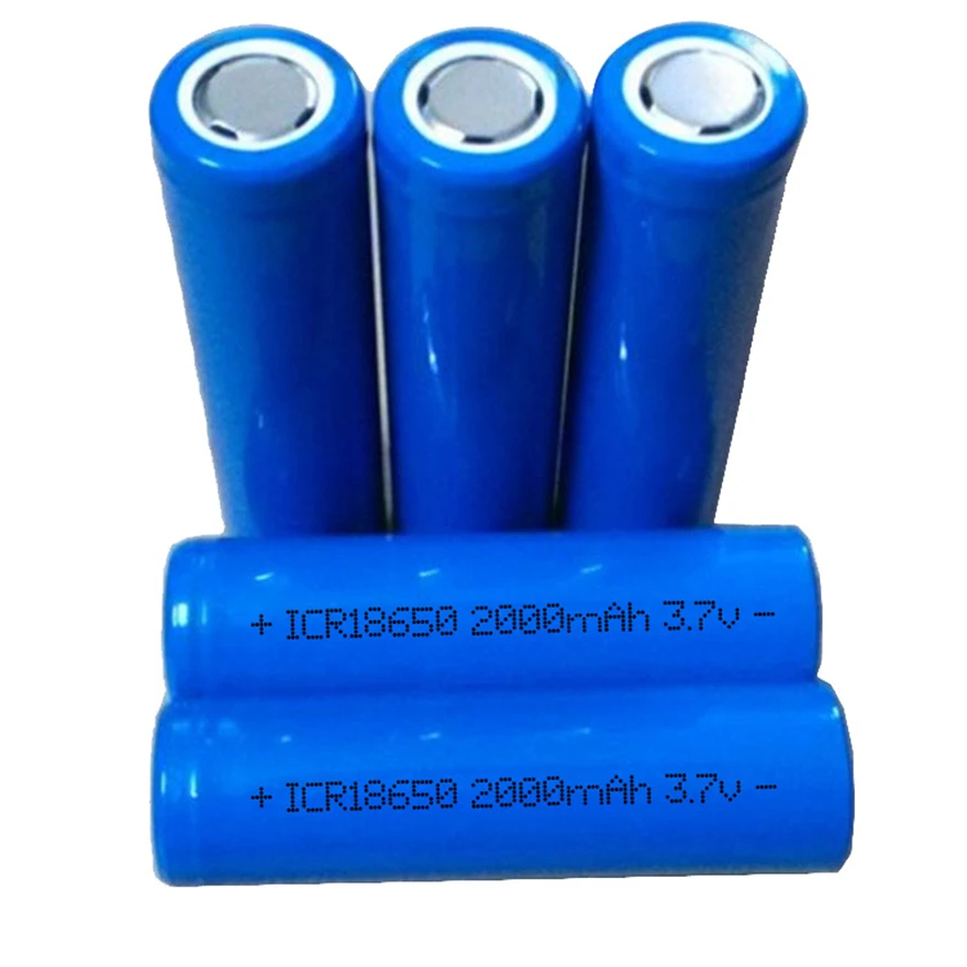 6pcs Original high quality 18650 lithium ion battery 2000mAh rechargeable battery 3.7V lithium battery
6pcs Original high quality 18650 lithium ion battery 2000mAh rechargeable battery 3.7V lithium battery