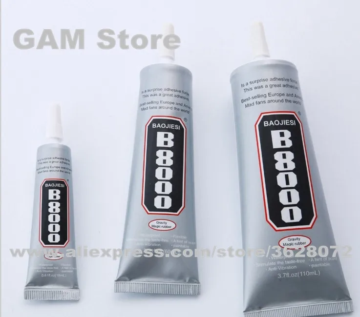 B8000 Glue Super Adhesive Industrial Strength Phone Case Touch Screen Frame Repair Craft Pearls Jewelry Rhinestones 110 ML
B8000 Glue Super Adhesive Industrial Strength Phone Case Touch Screen Frame Repair Craft Pearls Jewelry Rhinestones 110 ML