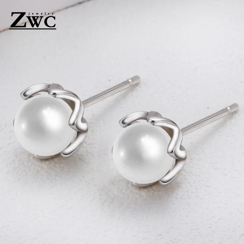ZWC Fashion Charm Elegant Imitation Pearl Stud Earring for Women Girl Party Wedding Simple Rose Styling Earrings Jewelry Gift
ZWC Fashion Charm Elegant Imitation Pearl Stud Earring for Women Girl Party Wedding Simple Rose Styling Earrings Jewelry Gift