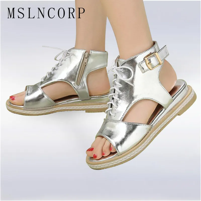 Plus Size 34-43 Fashion Women Sandals Flats Lace up Peep Toe Ladies Low Heels Summer Shoes gladiator Vintage Rome Beach Shoes
Plus Size 34-43 Fashion Women Sandals Flats Lace up Peep Toe Ladies Low Heels Summer Shoes gladiator Vintage Rome Beach Shoes