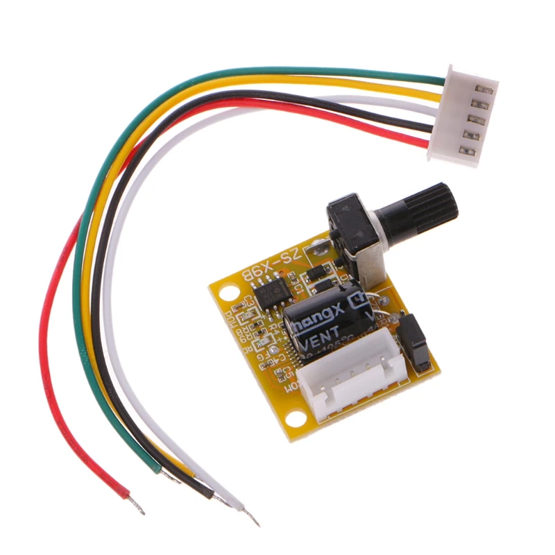 

DC 5V-12V 2A 15W Brushless Motor Speed Controller No Hall BLDC Driver Board Dls HOmeful qiang