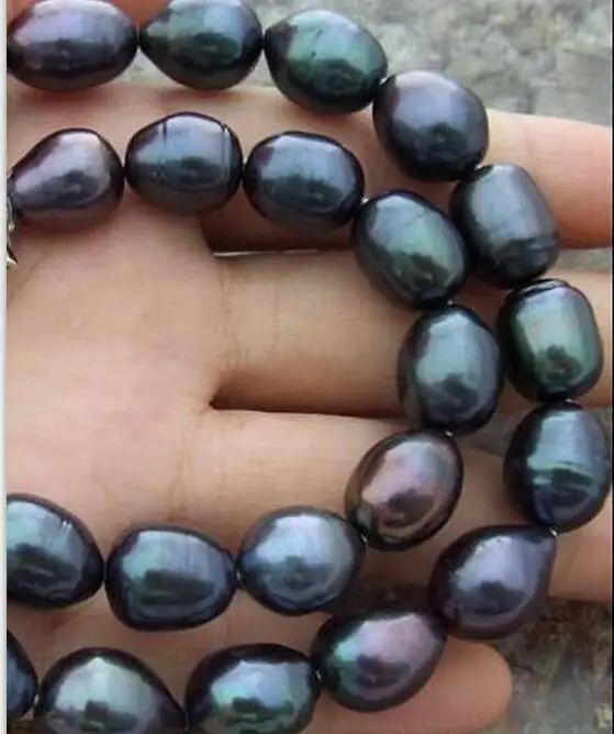 wedding Women Jewelry Classic 10-11mm South Sea Natural Baroque black colors Pearl Necklace 18 inch
wedding Women Jewelry Classic 10-11mm South Sea Natural Baroque black colors Pearl Necklace 18 inch