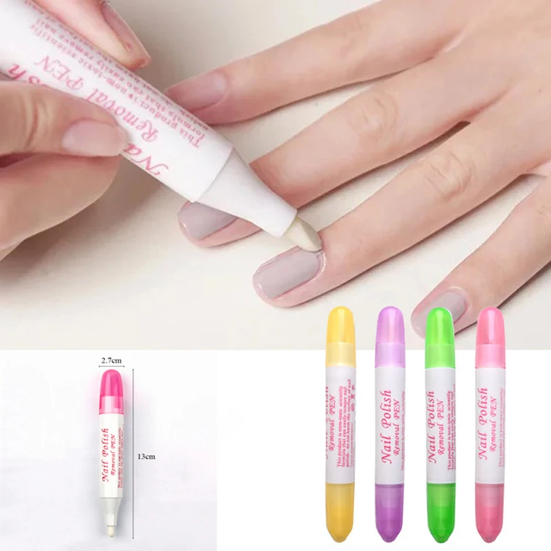 

1 Pc Nail Art Corrector Pen Remove Mistakes + 3 Tips Newest Nail Polish Corrector Pen Cleaner Erase Manicure