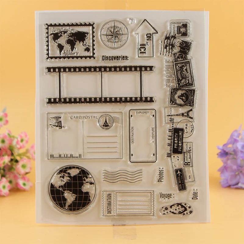 YLCS073 Vintage Postcard Silicone Clear Stamps For Scrapbooking DIY Album Cards Decoration Embossing Folder Rubber Stamp 15*18cm
YLCS073 Vintage Postcard Silicone Clear Stamps For Scrapbooking DIY Album Cards Decoration Embossing Folder Rubber Stamp 15*18cm