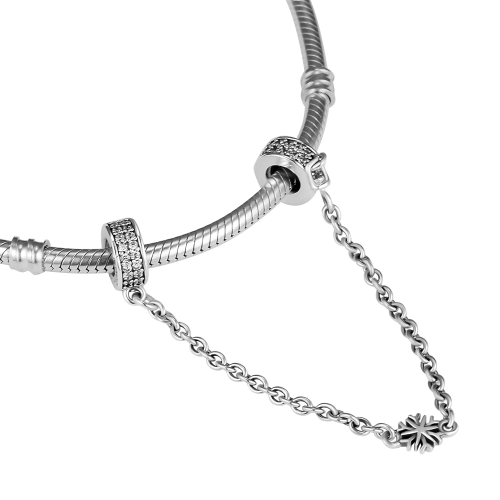 Fits for Pandora Charms Bracelets Snowflake Safe Chain Beads 100% 925 Sterling-Silver-Jewelry Free Shipping
Fits for Pandora Charms Bracelets Snowflake Safe Chain Beads 100% 925 Sterling-Silver-Jewelry Free Shipping