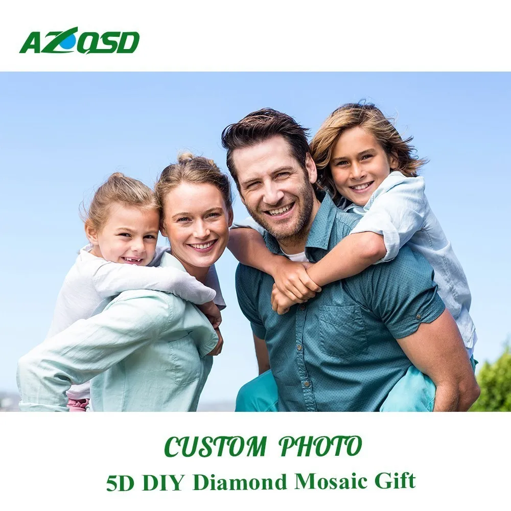 AZQSD Diamond Embroidery Photo Custom Full Square/Round Rhinestones Diamond Painting Cross Stitch DIY Gift Handicraft Mosaic
AZQSD Diamond Embroidery Photo Custom Full Square/Round Rhinestones Diamond Painting Cross Stitch DIY Gift Handicraft Mosaic