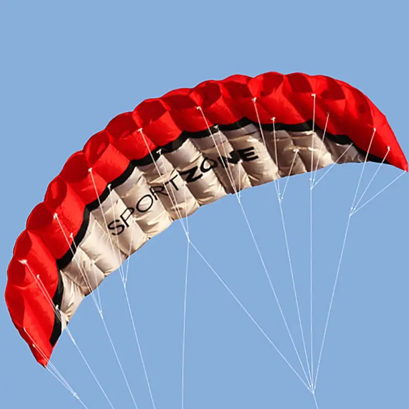 30m Family Playing Power Dual Line Stunt Parachute Rainbow Sports Beach Kite Nylon Flying Lines For Beginner
30m Family Playing Power Dual Line Stunt Parachute Rainbow Sports Beach Kite Nylon Flying Lines For Beginner