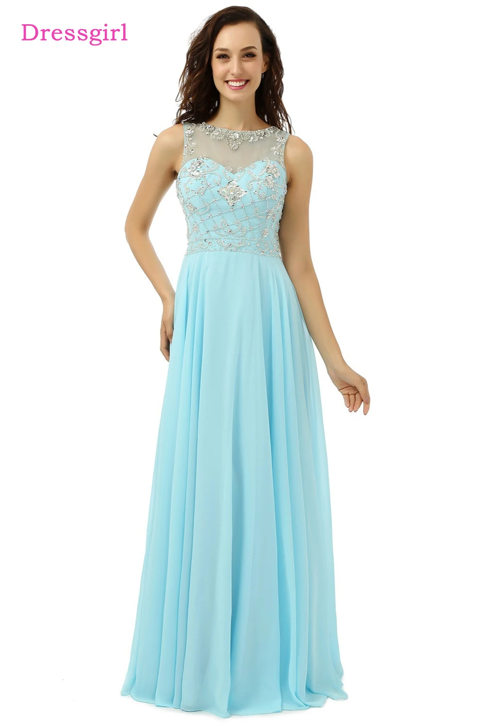 Turquoise Evening Dresses A-line See Through Floor Length Chiffon Beaded Long Evening Gown Prom Dress Real Photo
Turquoise Evening Dresses A-line See Through Floor Length Chiffon Beaded Long Evening Gown Prom Dress Real Photo