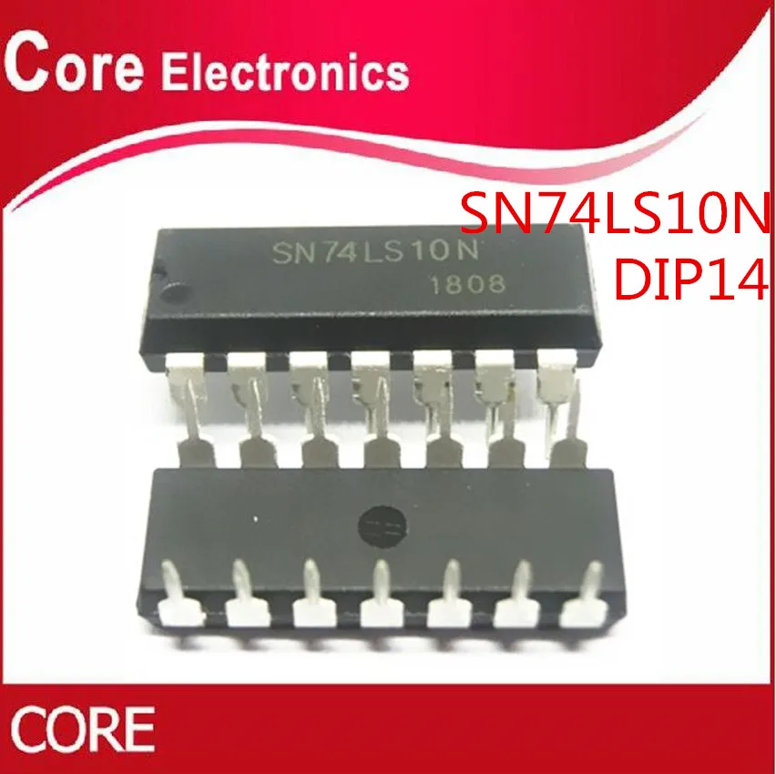 100 шт. HD74LS10P DIP14 HD74LS10 74LS10P DIP SN74LS10N 74LS10N 74LS10 Новый|Интегральные схемы| |