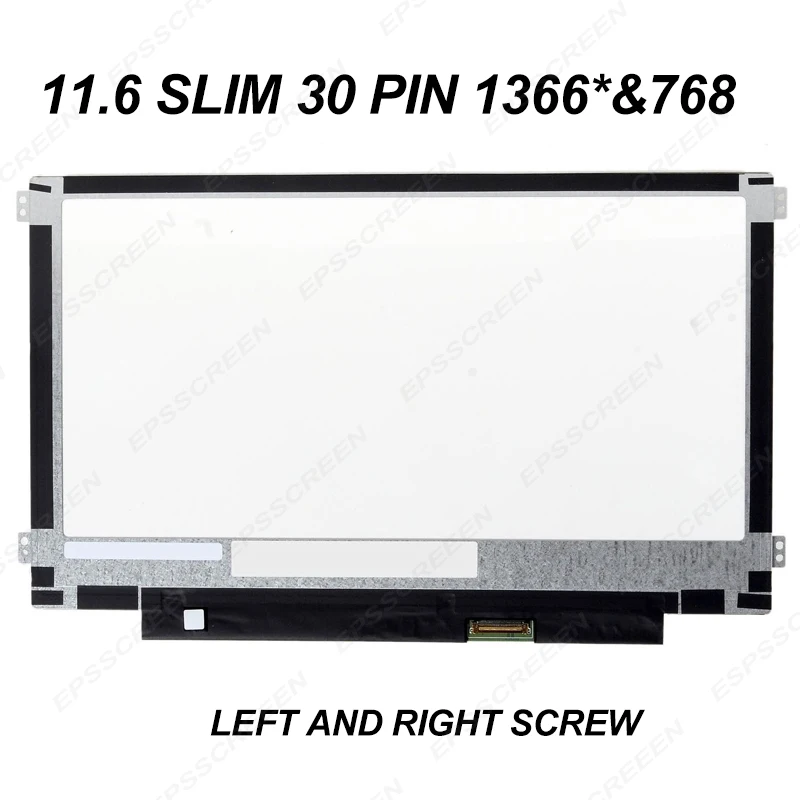11.6" REPLACEMENT LAPTOP LED LCD SCREEN FIT FOR HP Chromebook 11 G3 G4 HD MATRIX 1366*768 NOTEBOOK DISPLAY REPAIR
11.6" REPLACEMENT LAPTOP LED LCD SCREEN FIT FOR HP Chromebook 11 G3 G4 HD MATRIX 1366*768 NOTEBOOK DISPLAY REPAIR