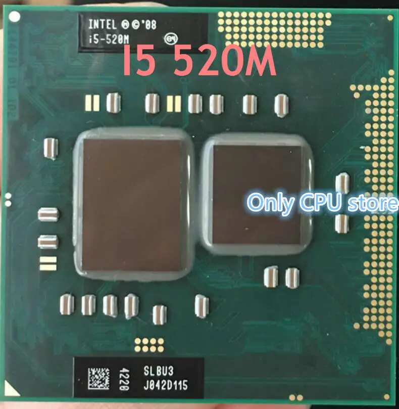 Ноутбук Core i5 520M CPU 2 4 ГГц L3 3M/GT/s PGA официальная версия оригинальный аутентичный