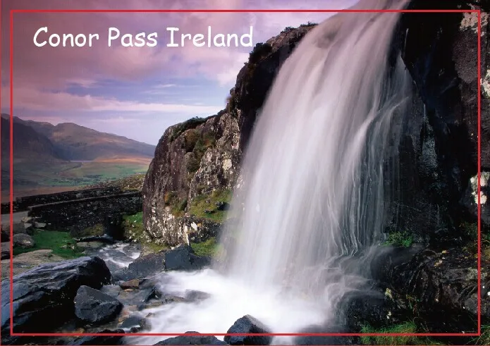 Travel Refrigerator Magnets 78*54mm,Waterfall and jagged rocks in Conor Pass, County Kerry, Ireland Tourist Rigid Magnets 20614
Travel Refrigerator Magnets 78*54mm,Waterfall and jagged rocks in Conor Pass, County Kerry, Ireland Tourist Rigid Magnets 20614