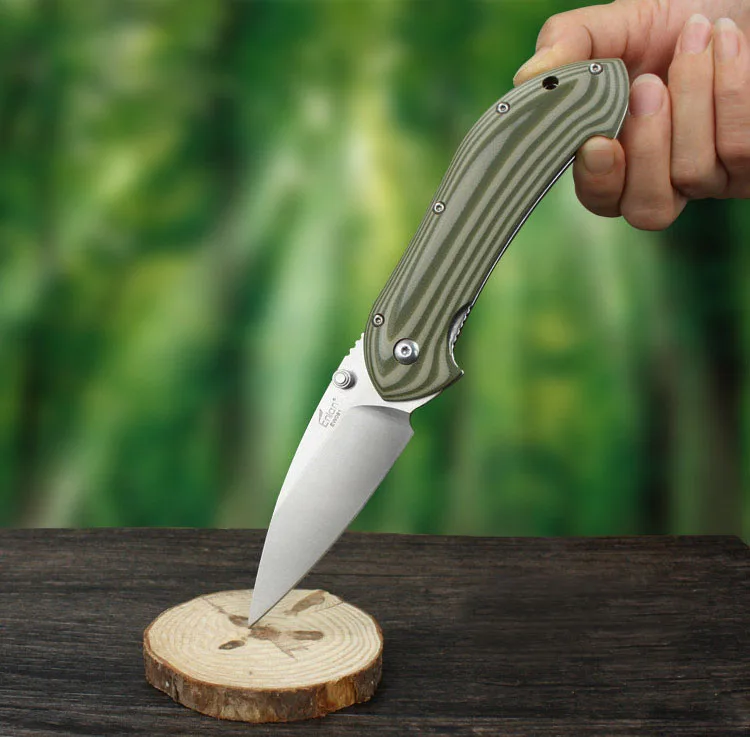 Enlan EW081-2 Folding Knife 8CR13Mov Blade G10 Handle Outdoor Tactical Survival Diving knife Camping Rescue Pocket EDC Knife
Enlan EW081-2 Folding Knife 8CR13Mov Blade G10 Handle Outdoor Tactical Survival Diving knife Camping Rescue Pocket EDC Knife