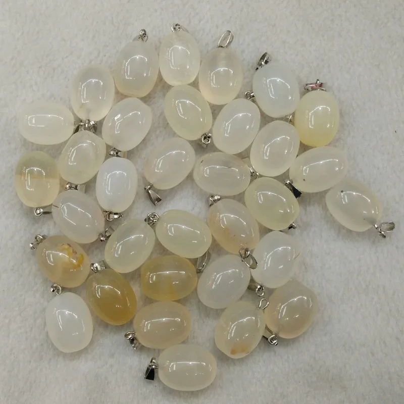 2017 Fashion high quality natural white onyx egg shape charms pendant for necklace jewelry making wholesale 50pcs/lot free
2017 Fashion high quality natural white onyx egg shape charms pendant for necklace jewelry making wholesale 50pcs/lot free