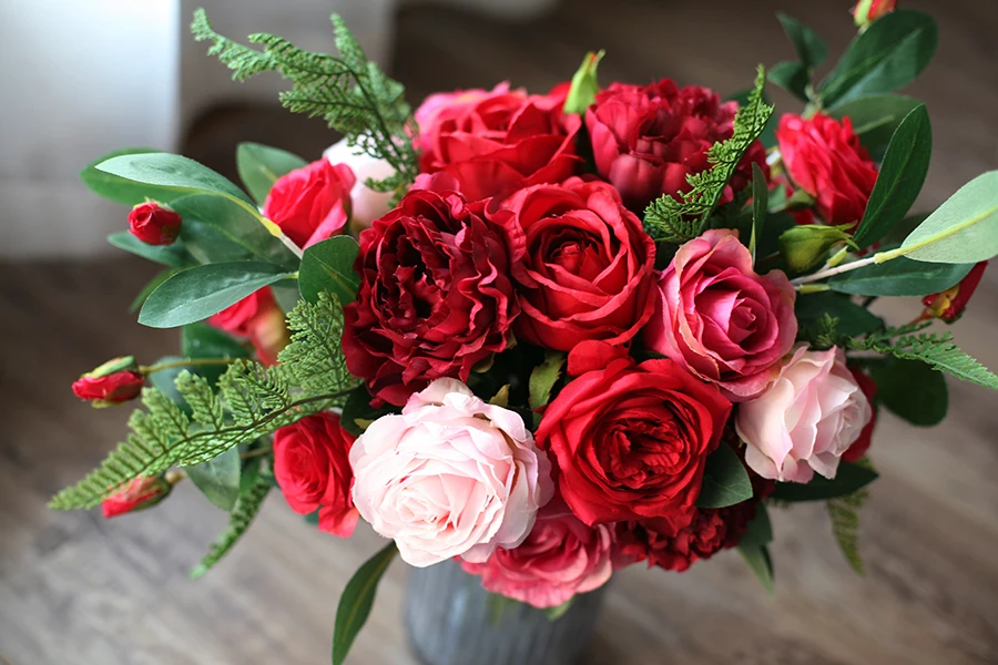 PEORCHID Burgundy Red Wedding Hand Bouquet Bridal 2019 Artificial Peony Rose Braidemaids Hand Flowers Designer Bouquet
PEORCHID Burgundy Red Wedding Hand Bouquet Bridal 2019 Artificial Peony Rose Braidemaids Hand Flowers Designer Bouquet