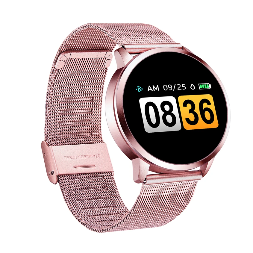 FOR Q8 Plus Rose Smart Watch OLED Color Screen Smartwatch women Fashion Fitness Tracker Heart Rate monitor Wristband Step
FOR Q8 Plus Rose Smart Watch OLED Color Screen Smartwatch women Fashion Fitness Tracker Heart Rate monitor Wristband Step