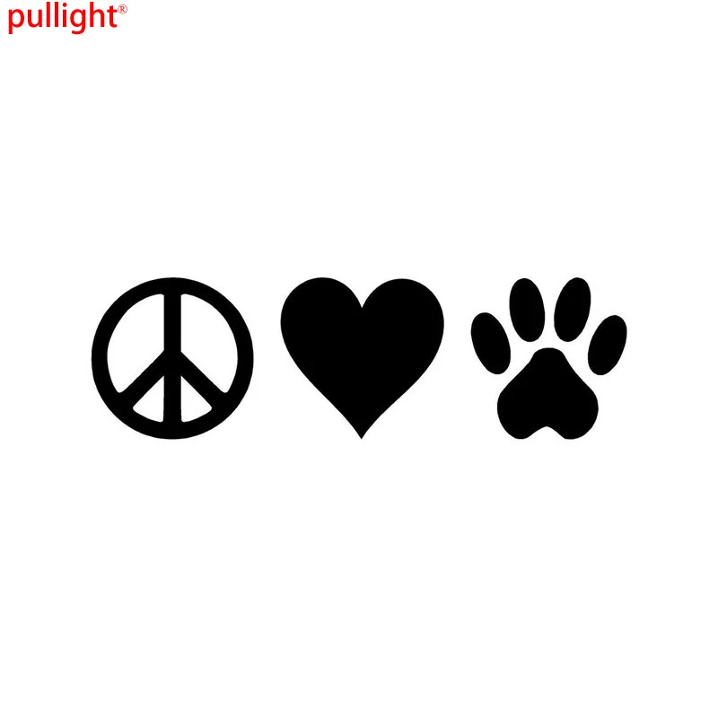 17.8 * 5.2CM Peace Love Pet Dog Cat Cartoon Design Car Truck Window Bumper Vinyl Waterproof Sticker
17.8 * 5.2CM Peace Love Pet Dog Cat Cartoon Design Car Truck Window Bumper Vinyl Waterproof Sticker
