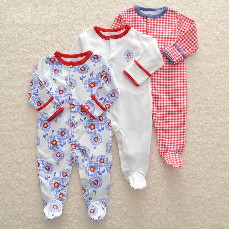 100% Cotton Baby Footies with Button Front Baby Girl/Boy Footie Sleepwear Pajamas 0-12 Months 3 Pack
100% Cotton Baby Footies with Button Front Baby Girl/Boy Footie Sleepwear Pajamas 0-12 Months 3 Pack