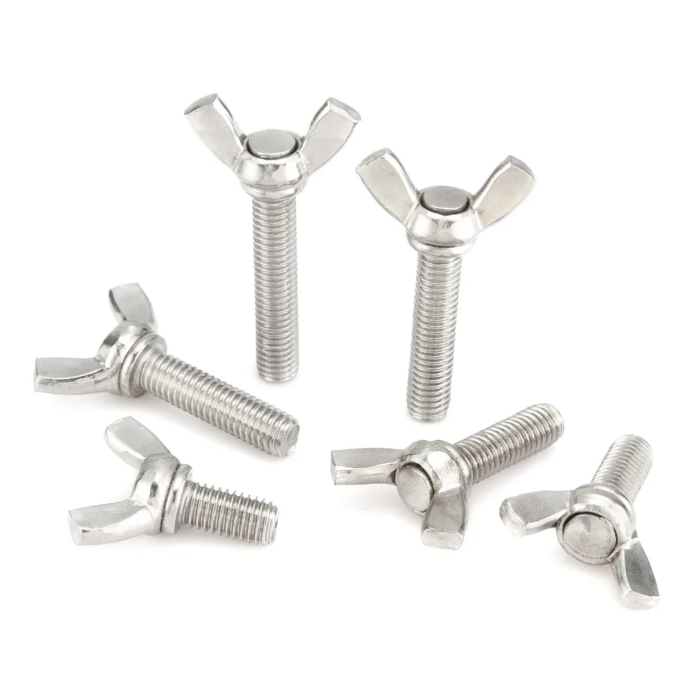 50pcs M3*6/8/10/12/16mm Gifts 304stainless steel Butterfly screw of expansion nail screw Machine screws
50pcs M3*6/8/10/12/16mm Gifts 304stainless steel Butterfly screw of expansion nail screw Machine screws