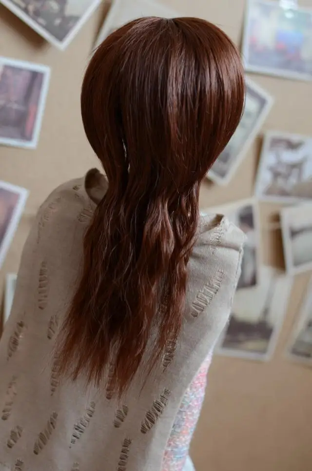 BJD doll wigs long red-brown hair wigs for 1/3 BJD DD SD doll High-temperature wire wigs doll accessories
BJD doll wigs long red-brown hair wigs for 1/3 BJD DD SD doll High-temperature wire wigs doll accessories