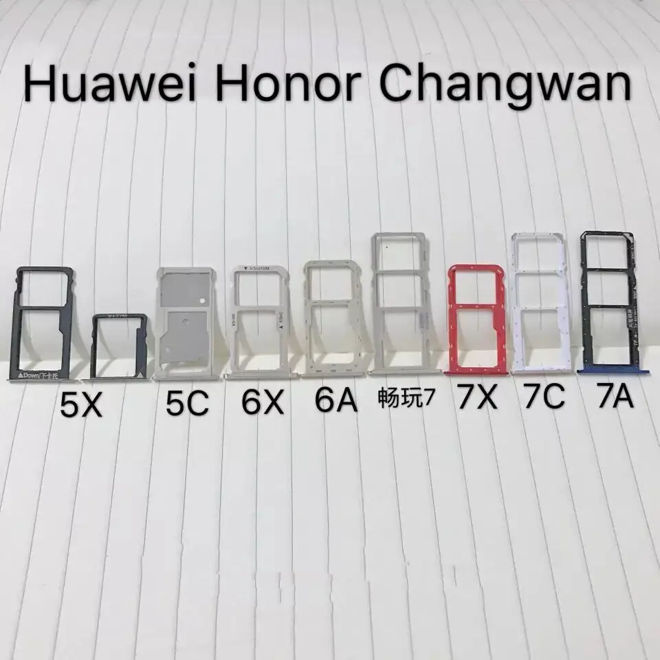 Гнездо адаптера для карт Honor 5X/5C/6X/6A/7X/7C/7A/8/8XMax Cato Changwan две SIM карты SD TF держатель