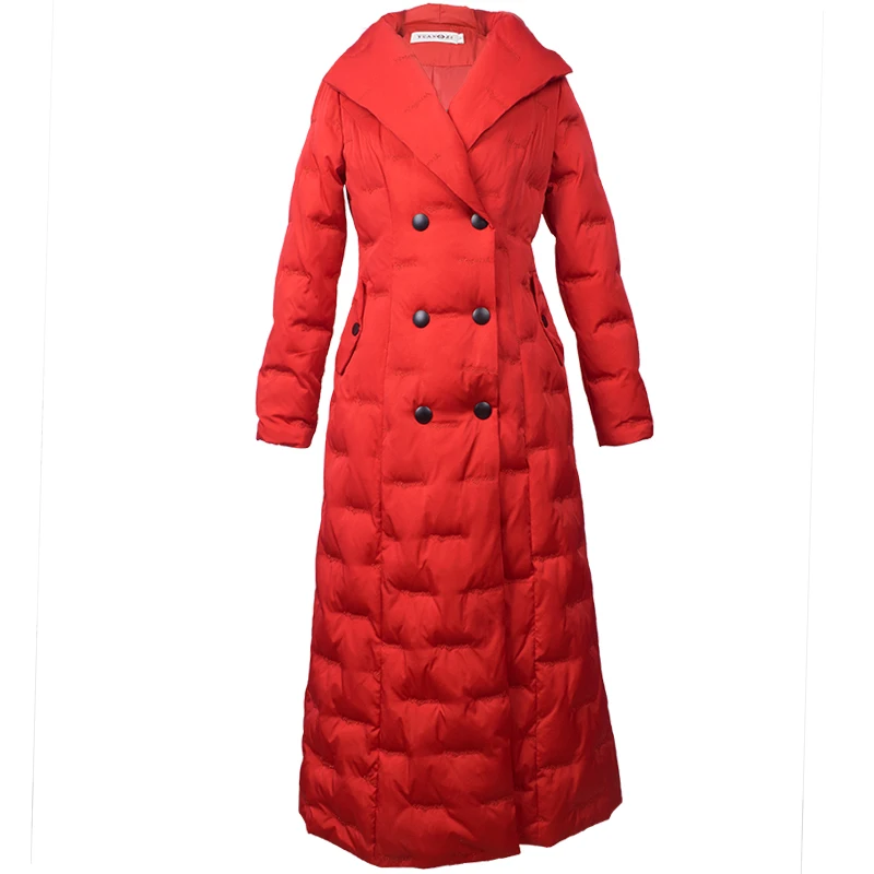 New Fashion Winter White Duck Down Jackets Female Solid Embroidery Double-breasted Stand Collar Long Coat Women Puffer Jacket
New Fashion Winter White Duck Down Jackets Female Solid Embroidery Double-breasted Stand Collar Long Coat Women Puffer Jacket
