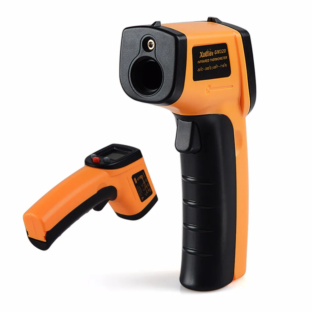 GM320 Laser LCD Digital IR Infrared Thermometer Temperature Meter Gun Point -50~380 Degree Non-Contact Thermometer 1pc
GM320 Laser LCD Digital IR Infrared Thermometer Temperature Meter Gun Point -50~380 Degree Non-Contact Thermometer 1pc