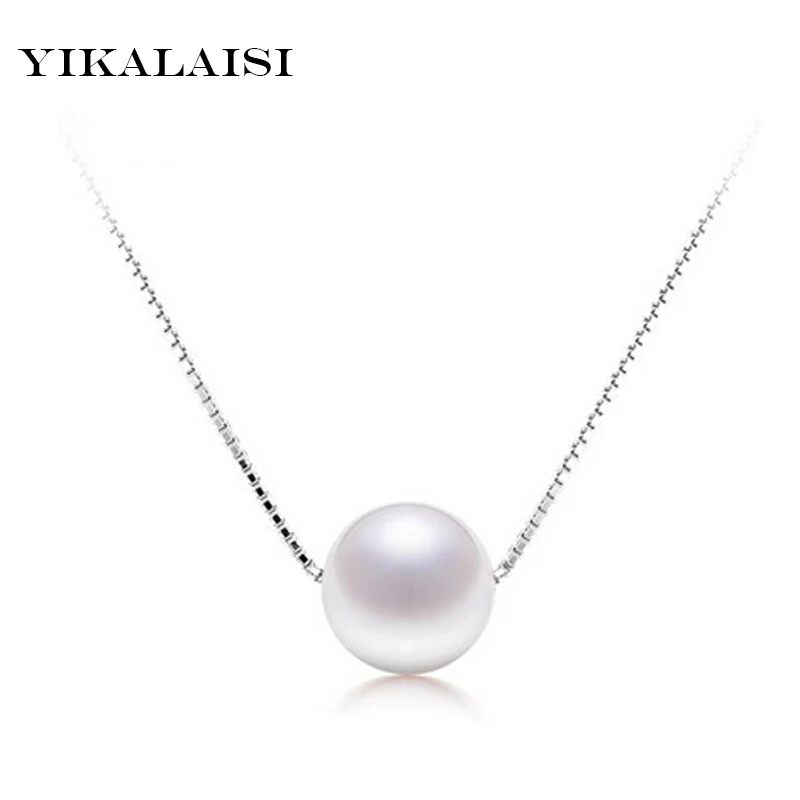 YIKALAISI 2017 Natural Pearl Necklace Genuine Freshwater Pearl Jewelry Circle Pendant 925 Sterling Silver Jewelry For Women Gift
YIKALAISI 2017 Natural Pearl Necklace Genuine Freshwater Pearl Jewelry Circle Pendant 925 Sterling Silver Jewelry For Women Gift