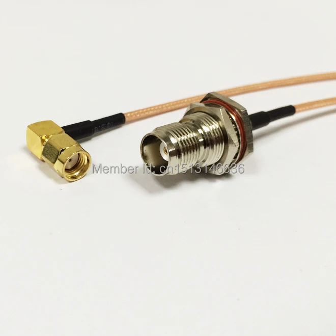 New Wireless Extension Cable RP-SMA Male Plug Right Angle To TNC Female Jack RG316 Cable Pigtail 15CM 6inch
New Wireless Extension Cable RP-SMA Male Plug Right Angle To TNC Female Jack RG316 Cable Pigtail 15CM 6inch