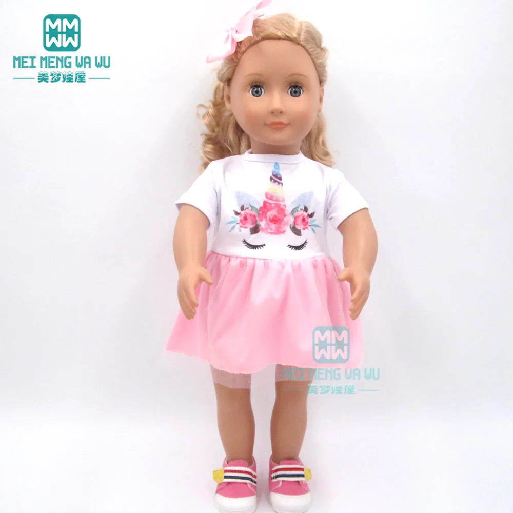 Doll clothes for 45cm American doll Cartoon character dress Christmas gifts for girls
Doll clothes for 45cm American doll Cartoon character dress Christmas gifts for girls