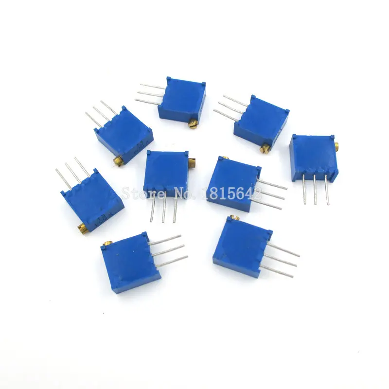 10 шт. 3296 3296X серия резисторов Trimpot потенциометр для триммера 1K 2K 5K 10K 20K 50K 100K 200K 500K 1M