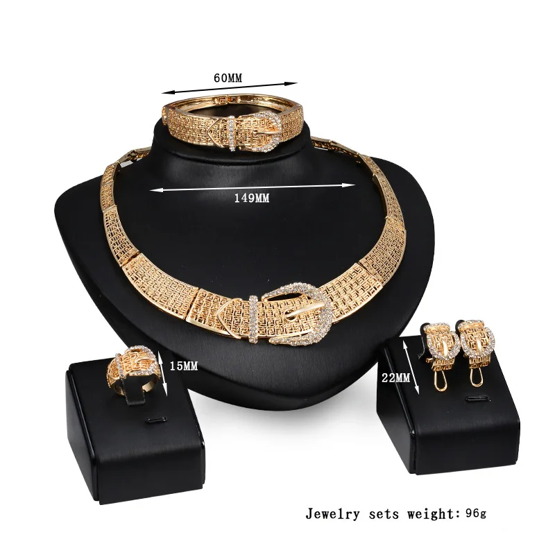Liffly Wedding Jewelry Sets for Bride Necklace Earrings Bracelet Ring Fashion Crystal Jewelry Gifts Charm Bridesmaid Jewelry Set
Liffly Wedding Jewelry Sets for Bride Necklace Earrings Bracelet Ring Fashion Crystal Jewelry Gifts Charm Bridesmaid Jewelry Set