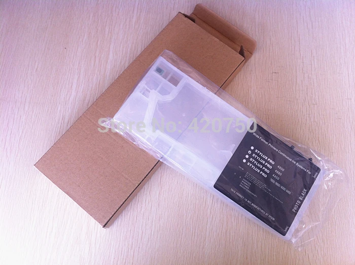 8pcs/lot. Refillable Wide Format cartridges T6071 - T6079 ,suit for Epson pro 4880 4880C , With permanent Chips
8pcs/lot. Refillable Wide Format cartridges T6071 - T6079 ,suit for Epson pro 4880 4880C , With permanent Chips