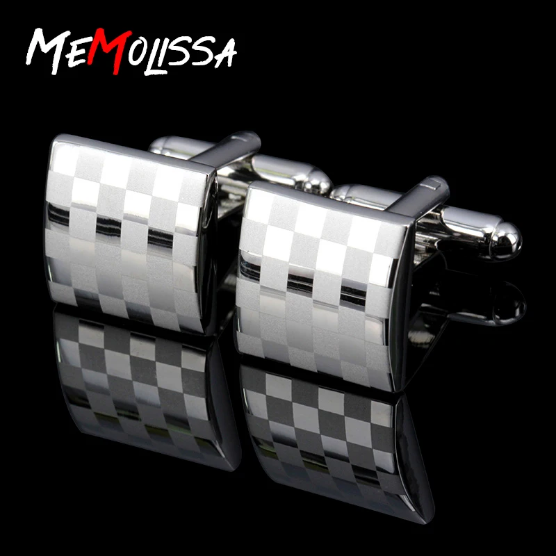 MeMolissa 3 Pairs Luxury HOT Shirt Cufflinks for Mens Gifts Brand Silvery Square Plaid Mirror Cufflinks High Quality abotoaduras
MeMolissa 3 Pairs Luxury HOT Shirt Cufflinks for Mens Gifts Brand Silvery Square Plaid Mirror Cufflinks High Quality abotoaduras